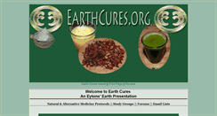 Desktop Screenshot of earthcures.org